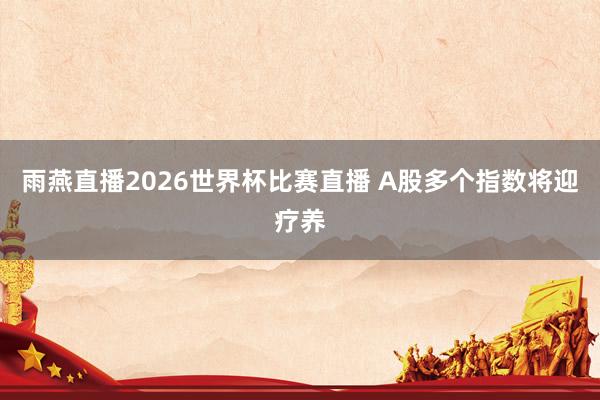 雨燕直播2026世界杯比赛直播 A股多个指数将迎疗养
