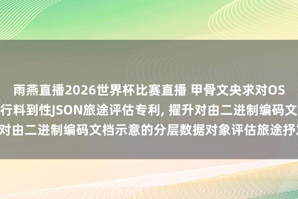 雨燕直播2026世界杯比赛直播 甲骨文央求对OSON编码的JSON文档进行料到性JSON旅途评估专利， 擢升对由二进制编码文档示意的分层数据对象评估旅途抒发式的性能
