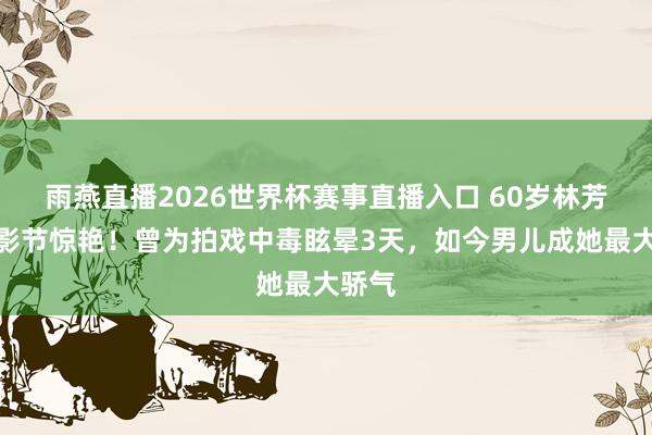 雨燕直播2026世界杯赛事直播入口 60岁林芳兵北影节惊艳！曾为拍戏中毒眩晕3天，如今男儿成她最大骄气